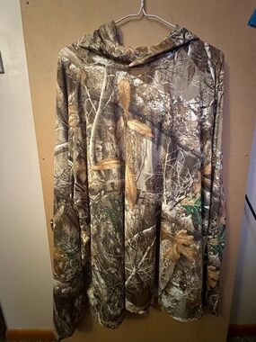 Puma Golf Realtree Camo Hoodie - Brown & Green Forest Print